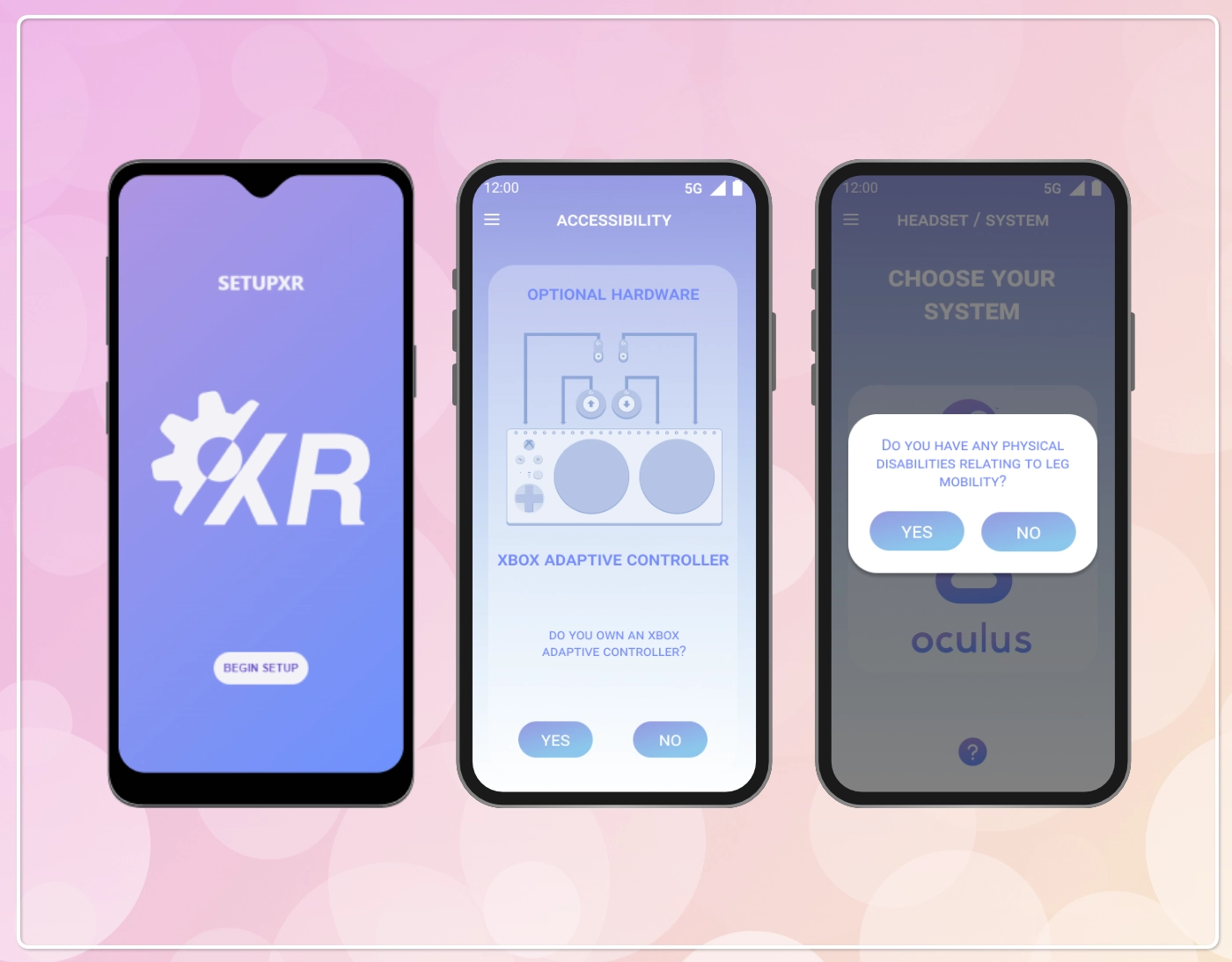 Thumbnail icon showing a mobile app called SetupXR.